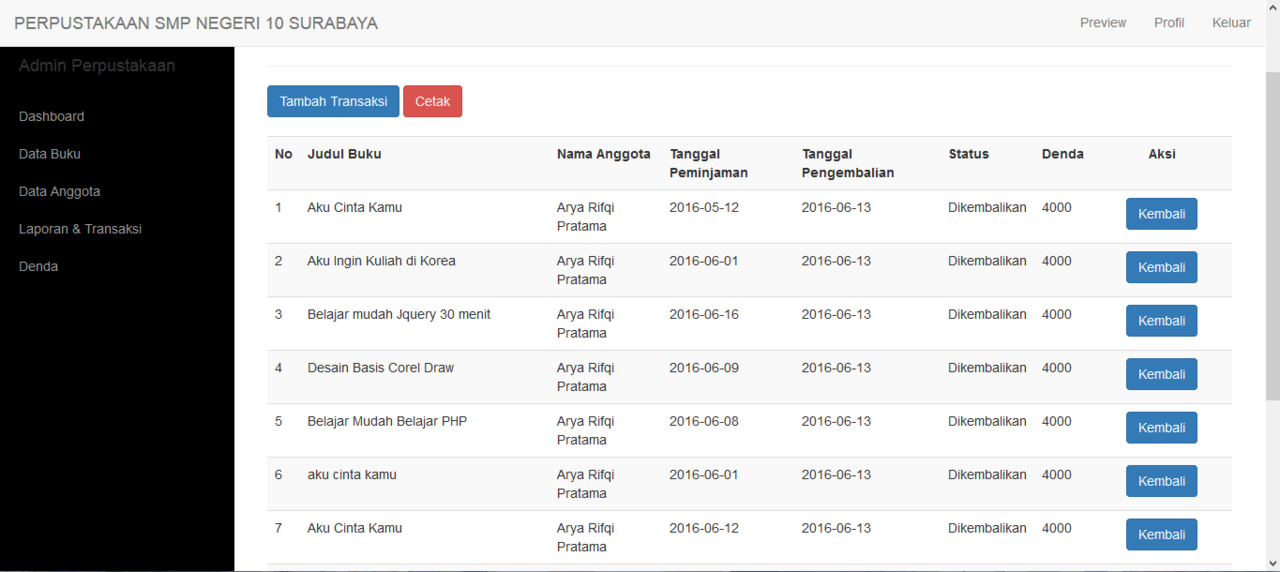 &#91;ASK&#93; Mau tanya cara membuat sistem denda perpustakaan PHP