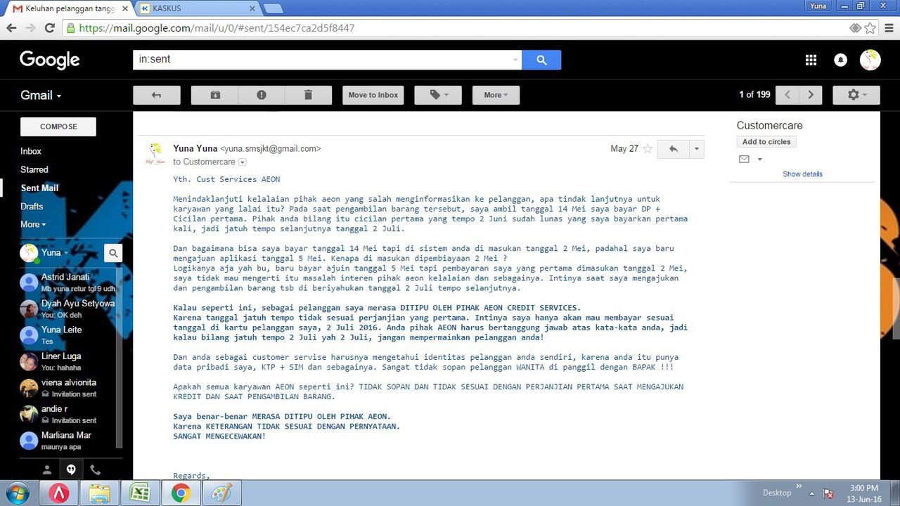 Kecewa dengan AEON CREDIT SERVICE