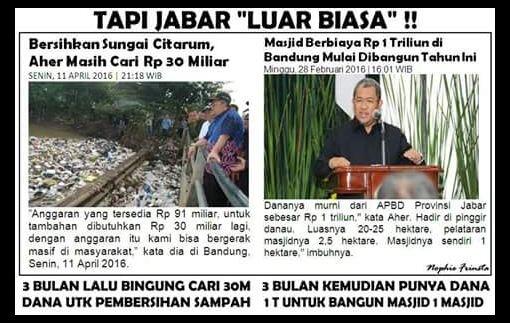 Meme Sadis, Sungai Jakarta Luarbiasa dan Jawa Barat Luarbinasa