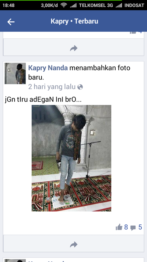 punya cita2 jadi orang terkenal.
