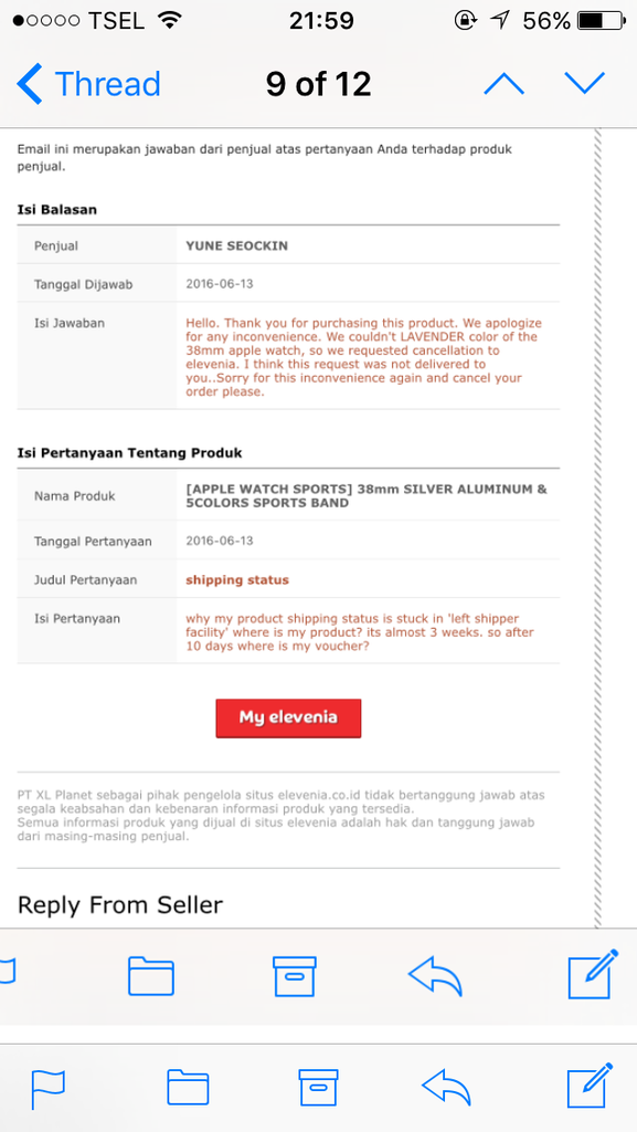 PROMO ELEVENIA BOHONG...... BARANG MIMPIIII...............