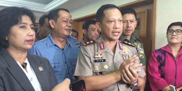 Besok Pimpinan DPR Bahas Pencalonan Komjen Tito Sebagai Calon Tunggal Kapolri