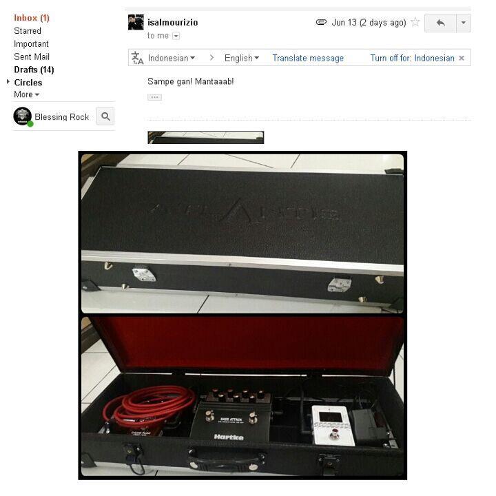 Terjual Hardcase utk bass, gitar yang mau bikin silahkan 