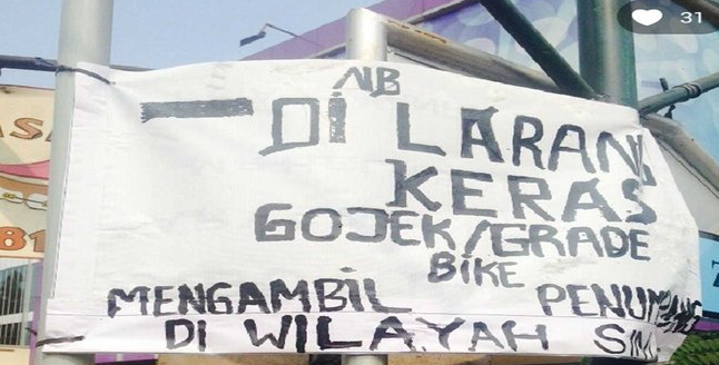 Rebutan penumpang, Ojek pangkalan & Ojek Online nyaris bentrok