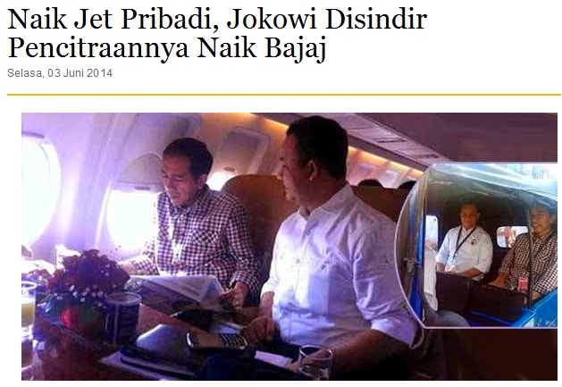 Naik pesawat komersil, Jokowi dipuji-puji warga Malaysia