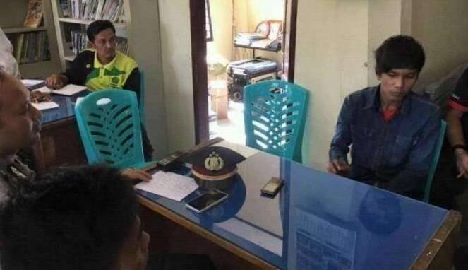 Pemuda yang menginjak Al Quran di FB akhirnya diamankan polisi.