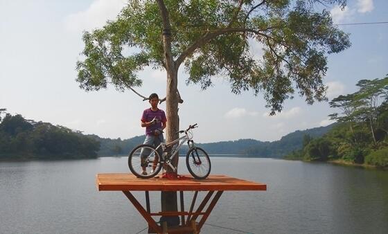 Bukit Pethu di kawasan Waduk Sermo, alternatif spot foto rumah pohon selain Kalibiru