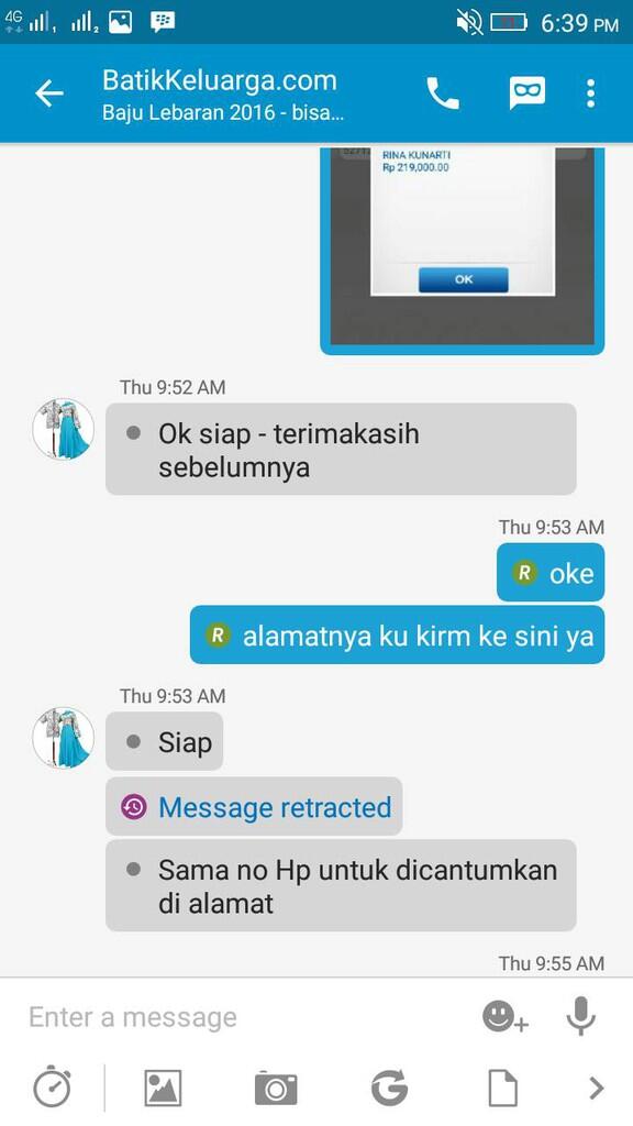 MAU TANYA PENGALAMAN AGAN' YANG PERNAH BELANJA DI BATIKKELUARGA.COM