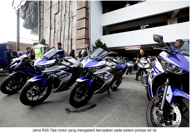 Yamaha Siap Ganti Rugi, ini 4 Motor Bermasalah dan Ditarik...