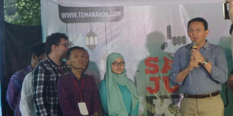 Ahok Hadiri Acara Perayaan Sejuta KTP Teman Ahok