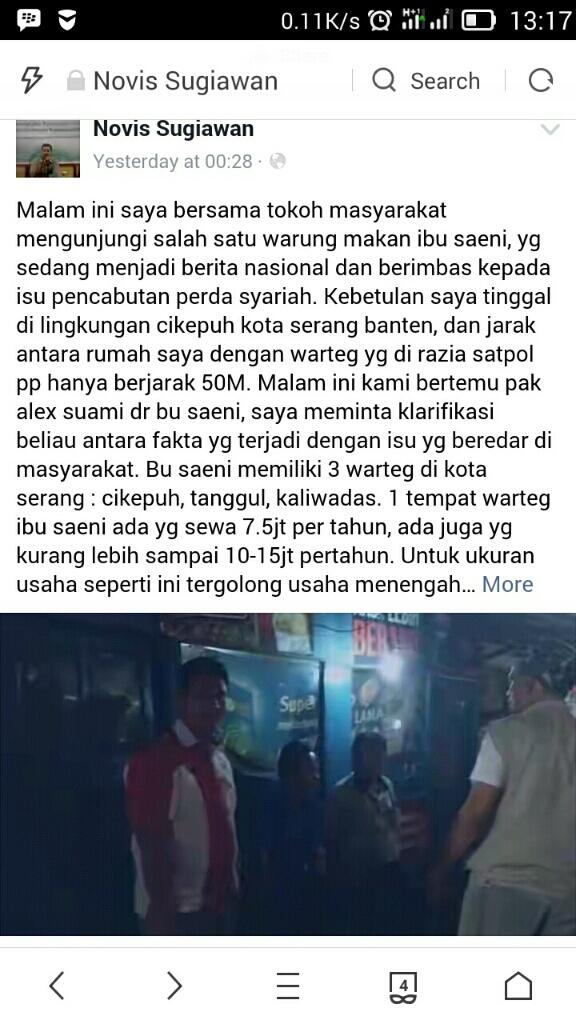 Apakah Kasus Warteg Saeni Rekayasa? Ini Jawabnya...