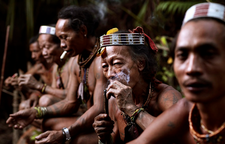 Cantik Dan Sederhananya Gadis Dayak Kalimantan 