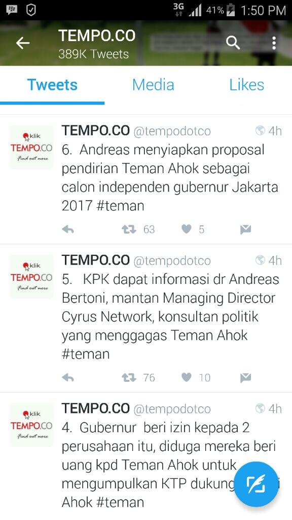 Ahok Bungkam soal Aliran Rp30 Miliar ke Teman Ahok
