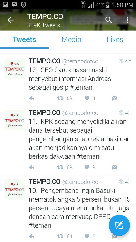 Ahok Bungkam soal Aliran Rp30 Miliar ke Teman Ahok