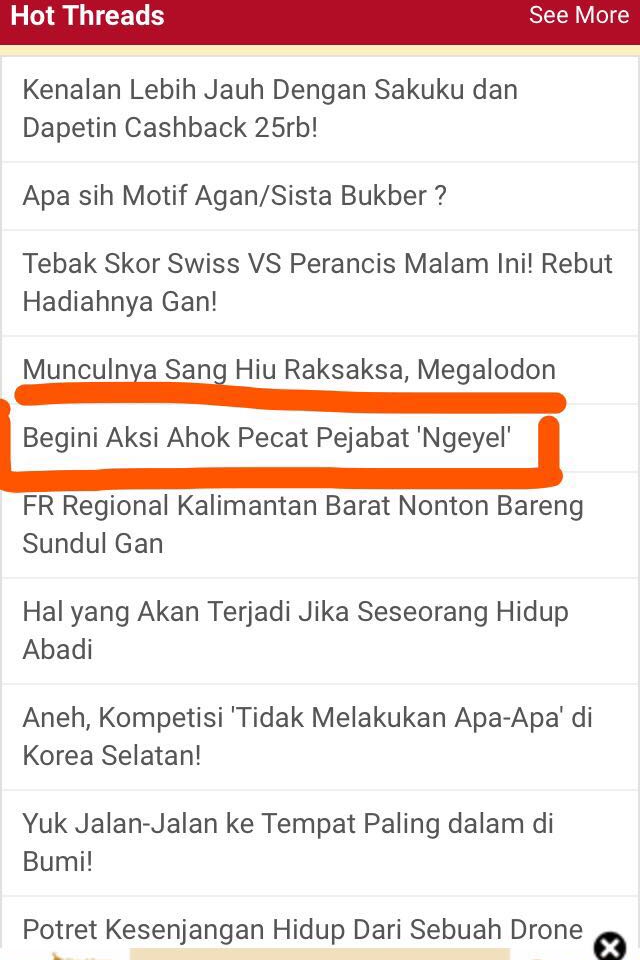 &#91;You're FIRED&#93; Begini Aksi Ahok Pecat Pejabat 'Ngeyel'