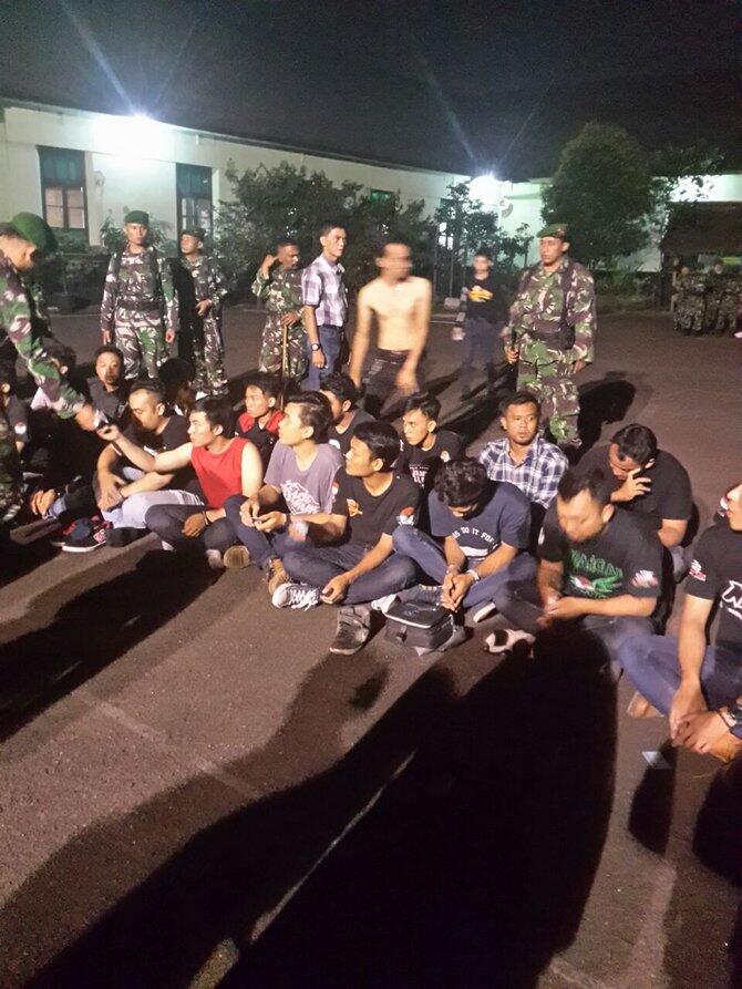 TNI amankan 25 pemuda diduga geng motor di Bandung