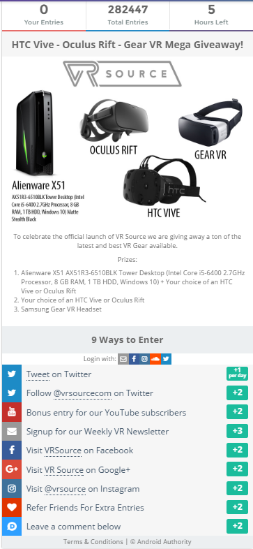 VR Source launch GRATIS&#91;HTC Vive, Oculus Rift, and more&#93; 5 Jam Lagi!!!