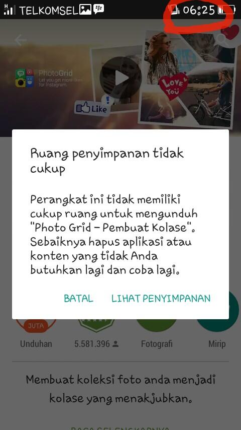 &#91;ASK&#93; &quot;ruang penyimpanan tidak cukup&quot;, yang ngerti kasih tau dong.