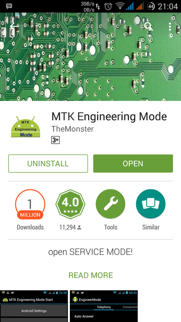 Mtk engineering mode