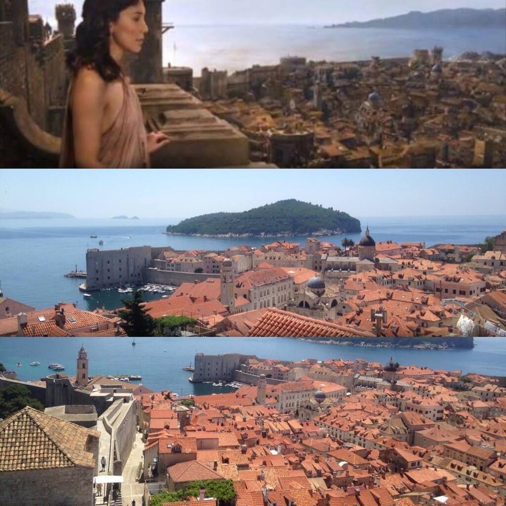 &#91;Foto Perbandingan&#93; King's Landing - Dubrovnik ... Croatia