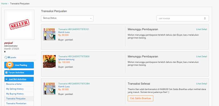 &#91;BERKAS&#93; Fitur Baru: Ada yang Berubah di Menu Transaksi Agan!