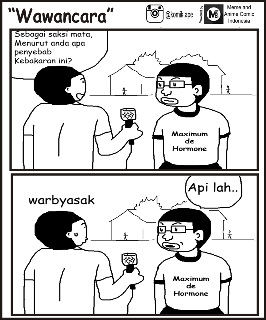 Komik aneh yang tidak lucu, tapi setidaknya yang bikin Tampan 