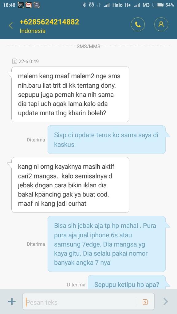 Hati Hati penipu ulung Donny hariawan kembali mengincar penjual online