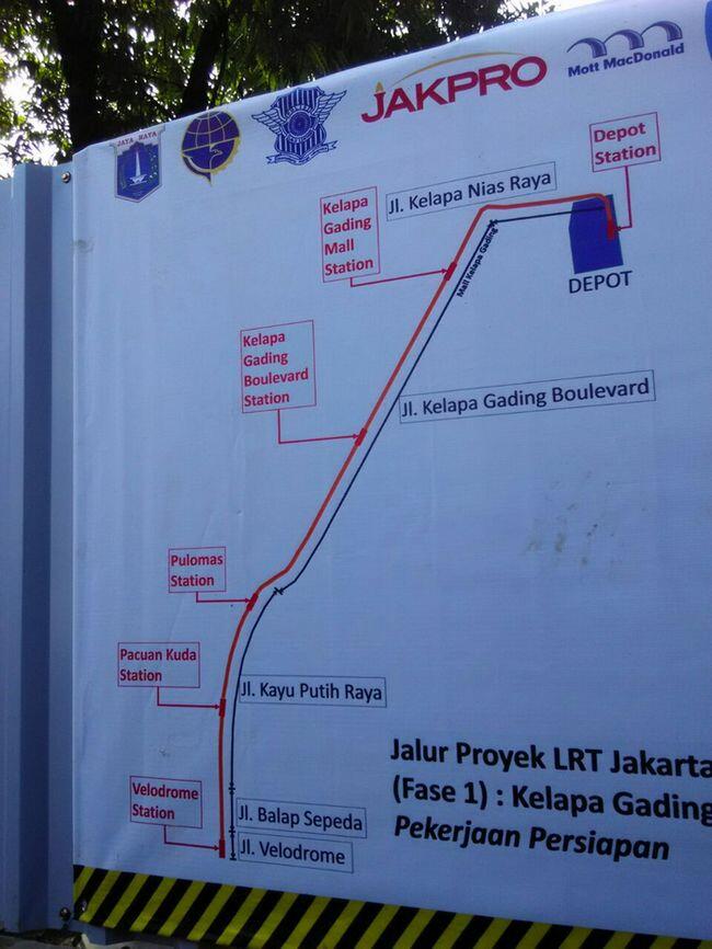 Mulai Dibangun, Ini Penampakan Proyek LRT Jakarta