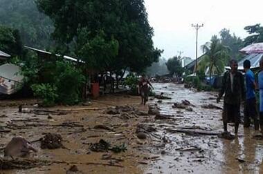 Banjir dan Longsor Terjang Kabupaten Sangihe