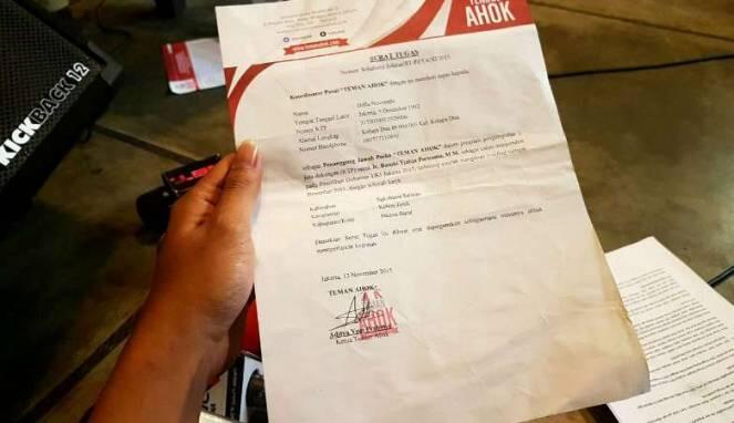 Relawan Teman Ahok Minta Maaf Karena Sudah Bohongi Warga