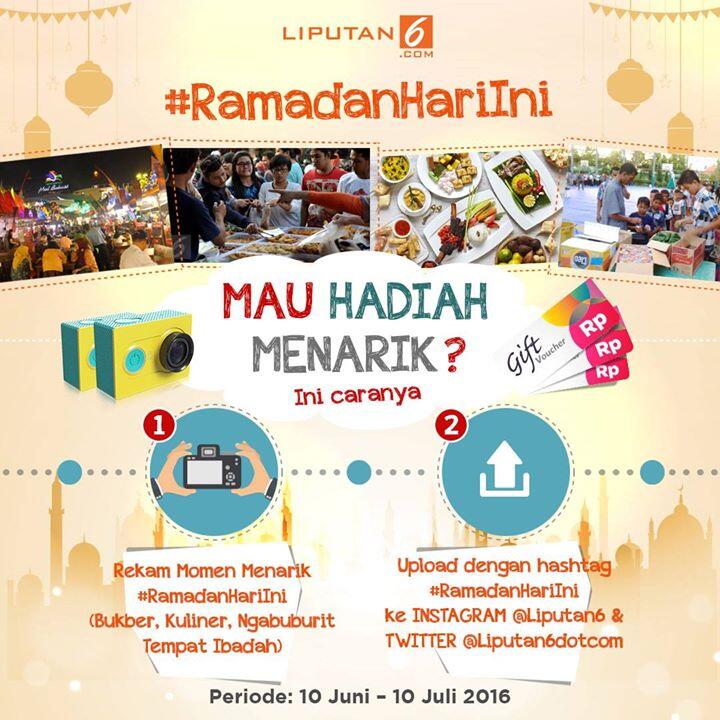 Ramadan Hari Ini Berhadiah 2 Xiaomi Yi