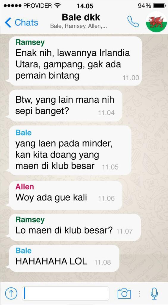 Isi Grup Whatsapp Para Pemain EURO 2016