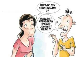 Suami Jahat, 5 Tahun Tak Cium Istri Gara-gara Jerawat