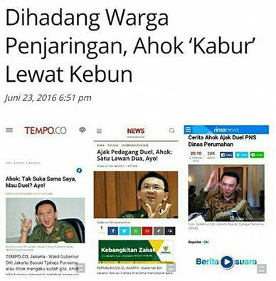 Logika aneh Parpol; Memilih Gubernur Ahok Yang tidak di Cintai Warganya