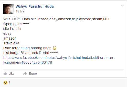 WASPADA!!! Hati-Hati Simpan Nomor Kartu Kredit di Akun ZALORA Anda