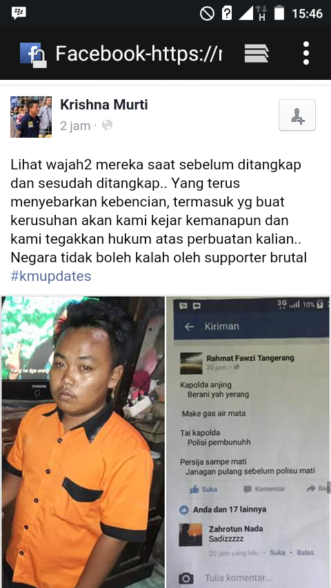 Supporter Klub Sepak Bola 'Rusuh' Lagi semalam