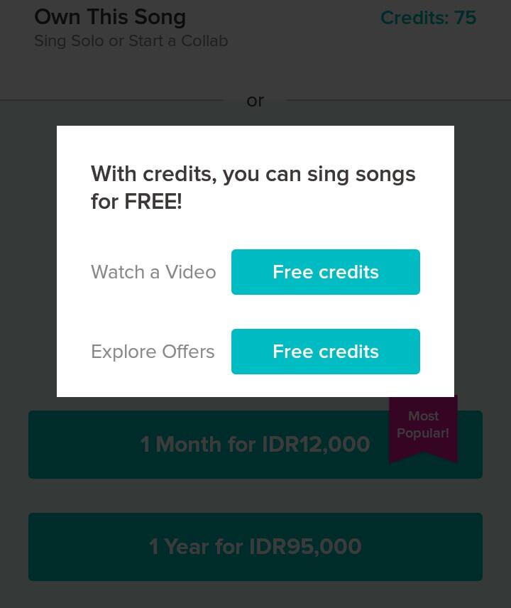 Smule Gratis non VIP