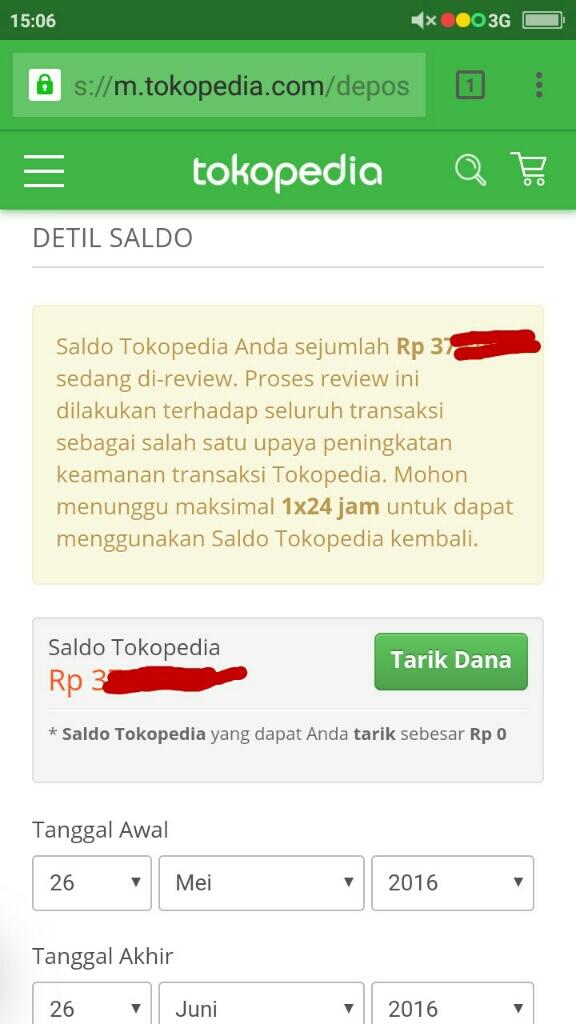 Beginikah Sekarang Transaksi di Tokopedia