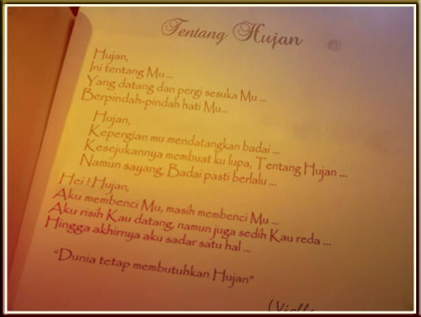Tentang Hujan