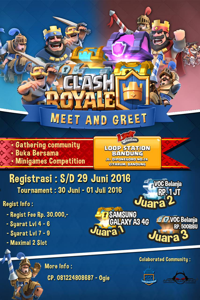 Clash Royale Mini Competition & Bukber Bandung