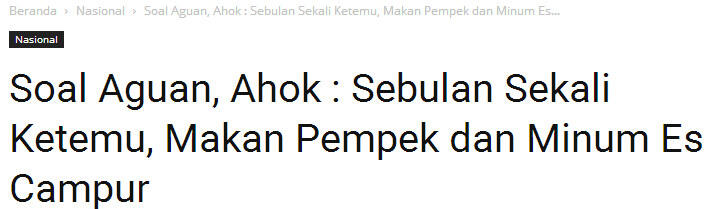 M Taufik Bantah Pernah Bertemu Aguan