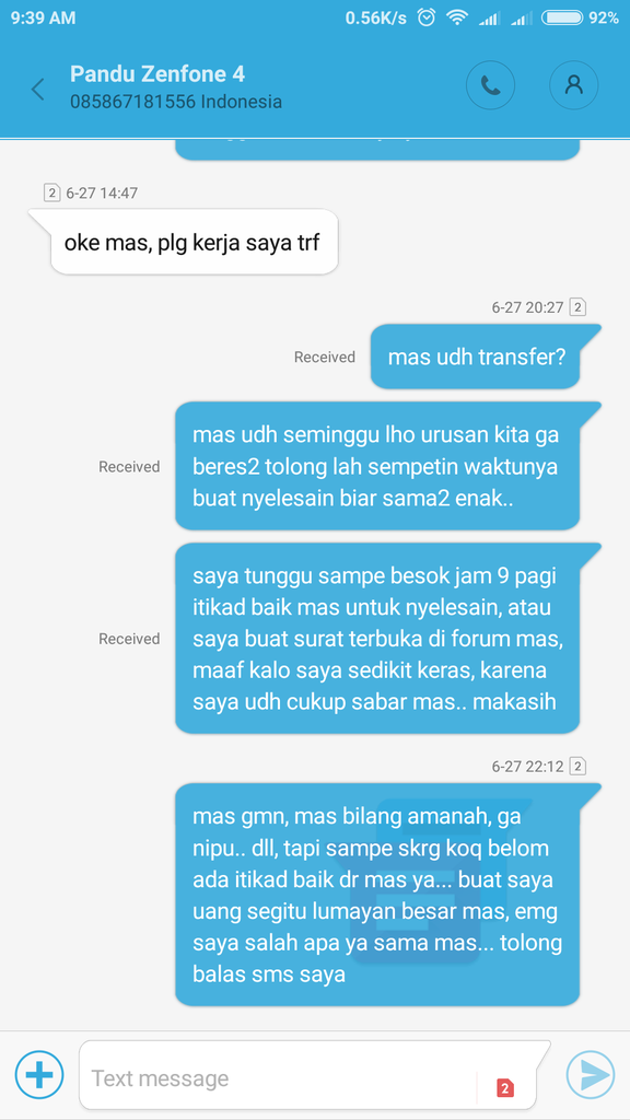 SURAT TERBUKA BUAT AGAN PANDHUSETIAWAN