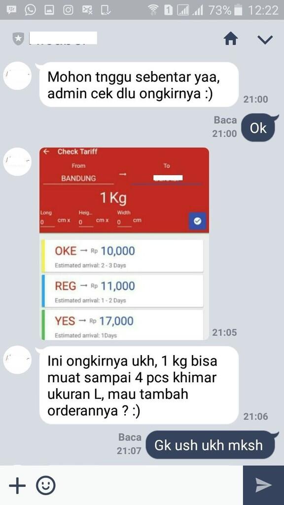 Pelajaran untuk para OL Shop agar bisa menghargai pembeli, surat untuk Hicaberindo