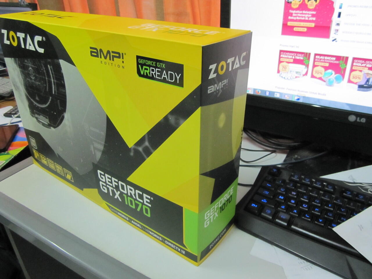 &#91;VGA&#93;&#91;UNBOXING&#93; ZOTAC GTX 1070 AMP! Edition