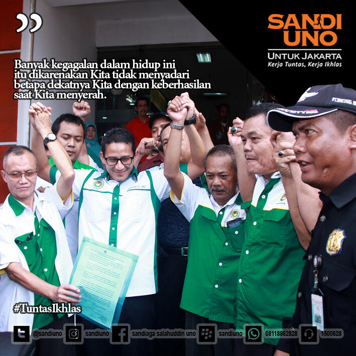 Sandi Uno Sukses di Usia Muda dengan “Etos Kerja 4 As”