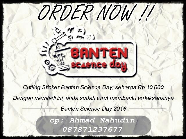 Open Donation For Banten Science Day 2016 &quot;Semua Anak Terlahir Sebagai Ilmuan&quot;