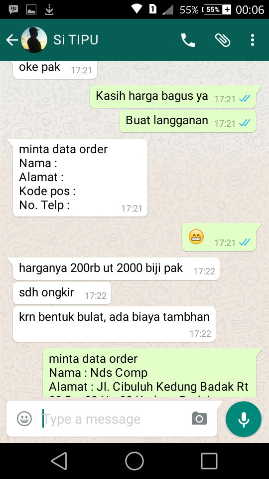 Surat Terbuka untuk Ayatullah Jaya Primanofa No Rek BCA 0371668020 hp 085743735712