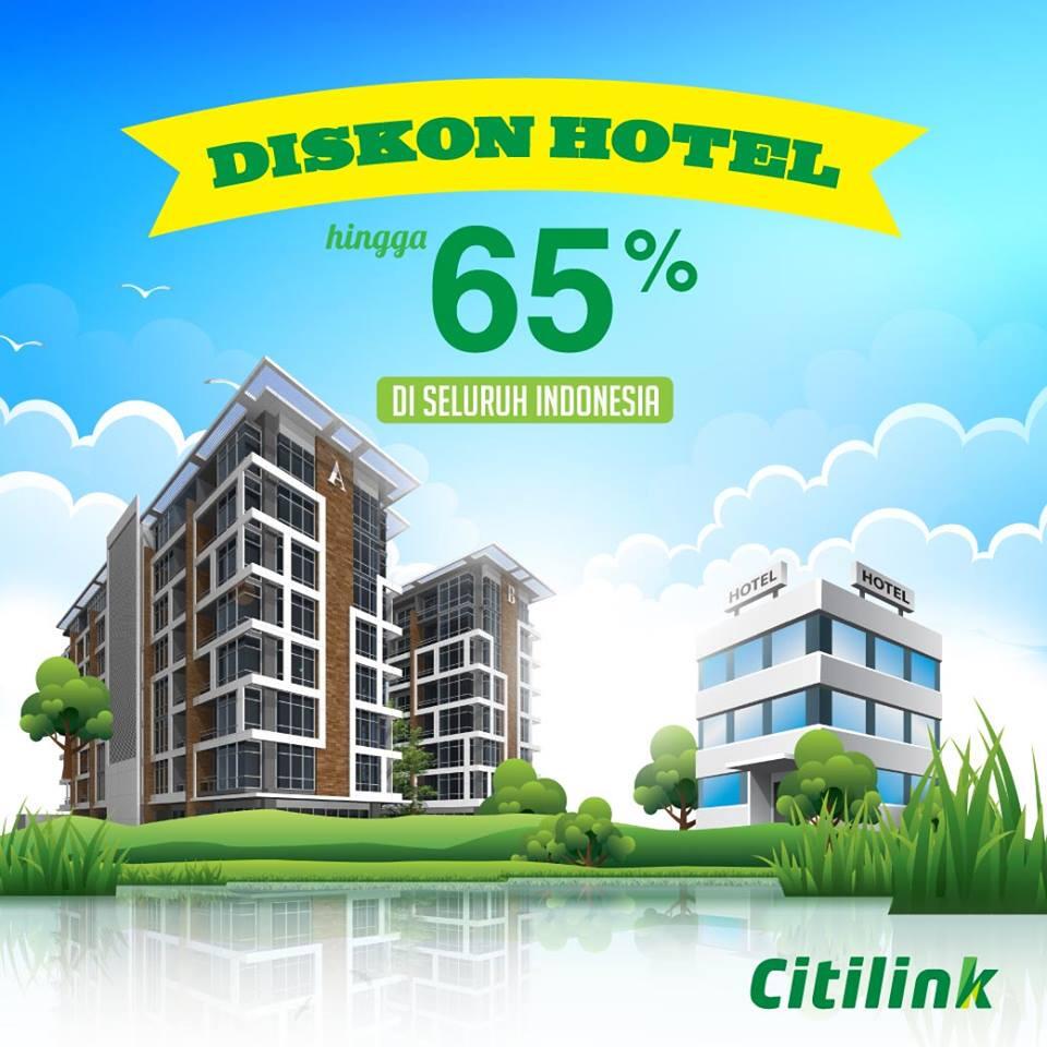 Diskon 65% untuk Hotel di Seluruh Indonesia