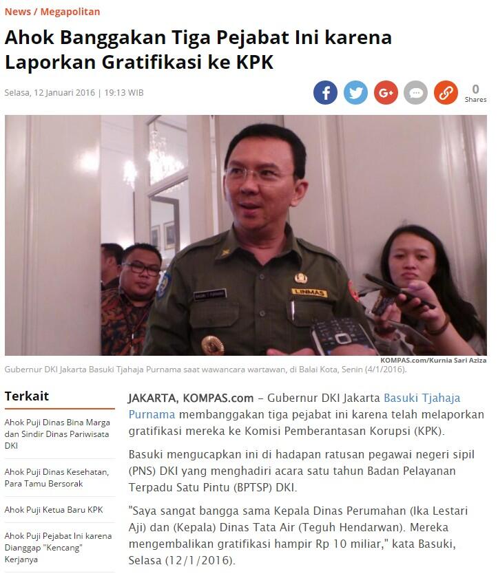 Dipecat Ahok, Ika Lestari Aji Tak Hadiri Pelantikan Pejabat DKI