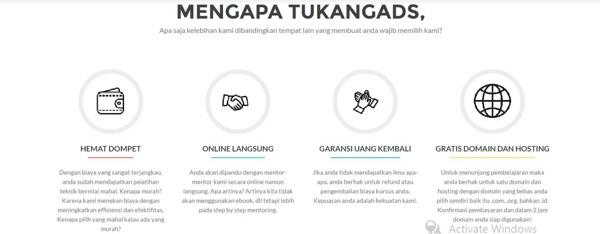 Jasa Pembuata Web .id Termurah Toko Online/Company/MLM/Portofolio 299rb +1 GB Hosting